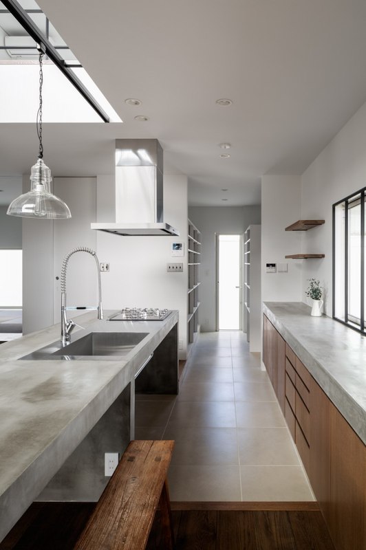Accès Cuisine - circle-house par kichi-architectural-design - Tsukuba , Japon