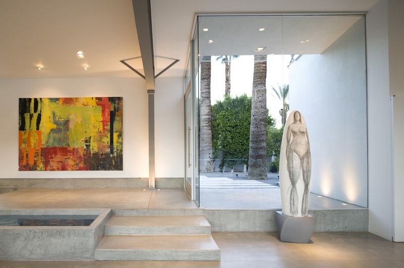 Art Déco Entrée - Desert Canopy House Par Sander Architects - Palm Springs, USA