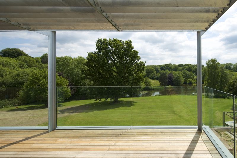 Balcon Bois & Vue Panoramique Paysage - Little-England-Farm Par BBM Sustainable Architects - East Sussex, Angleterre