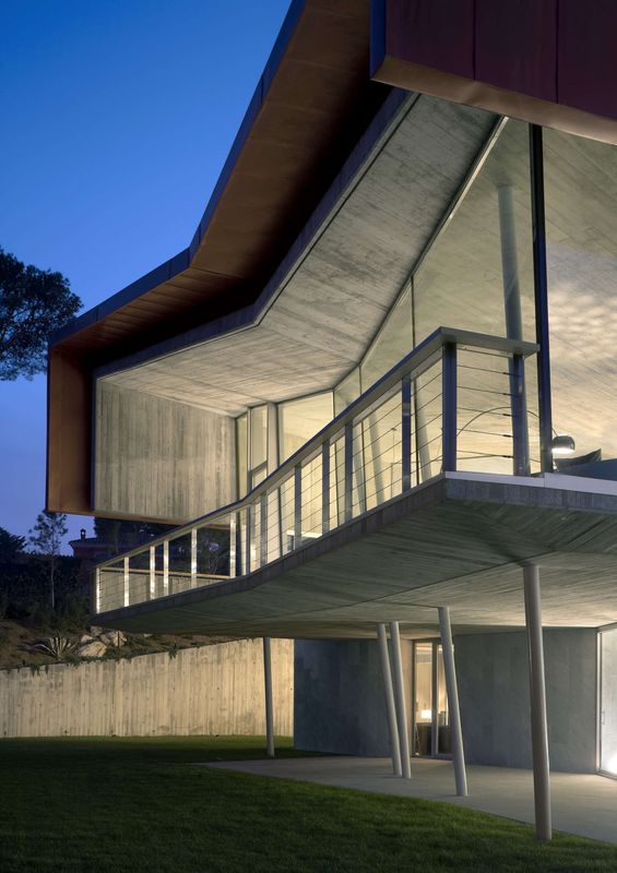 Balcon Et Rez De Chaussée Illuminé - Summer-Residence Par Fuses Viader Architects - Calonge, Espagne