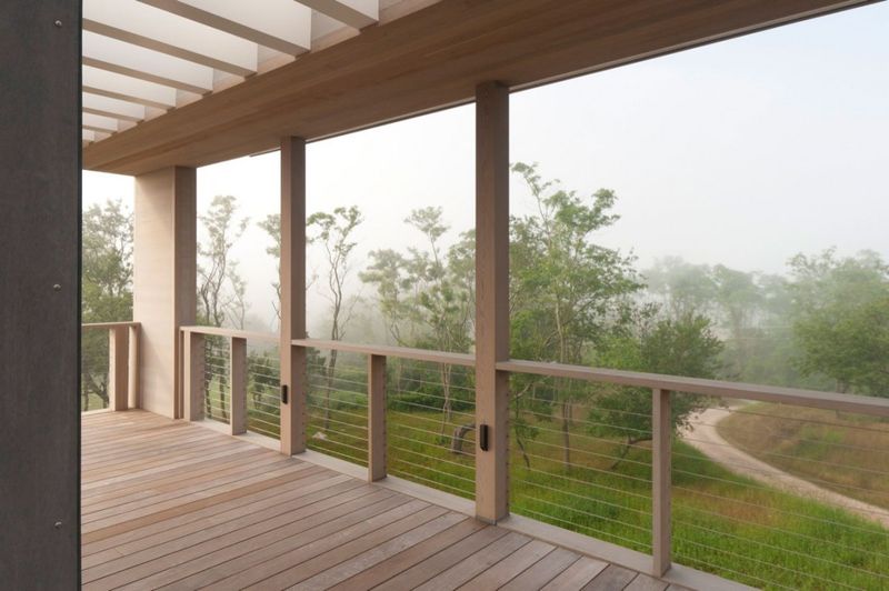 Balcon étage & Vue Paysage - Fishers-Island-House Par 4 Architecture - New York, USA