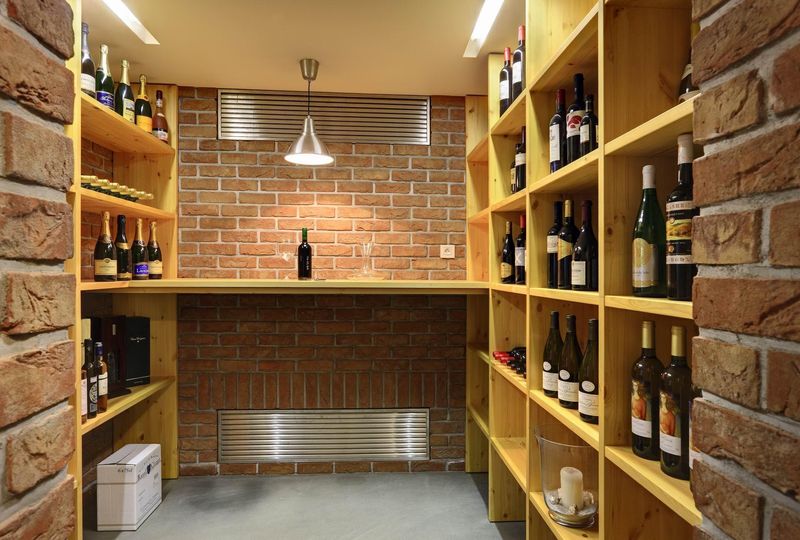 Cave à Vins - Family Villa Par Fusion Architects - Prague, Republique Tcheque