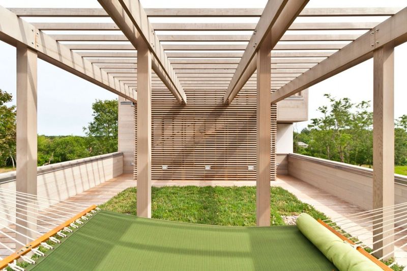 Couchette Extérieure & Mini Jardin - Fishers-Island-House Par 4 Architecture - New York, USA