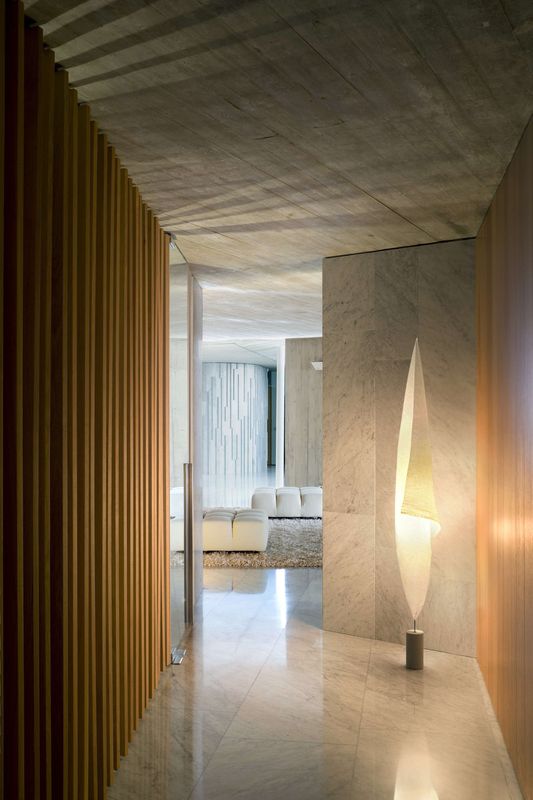 Couloir Accès Salon - Summer-Residence Par Fuses Viader Architects - Calonge, Espagne