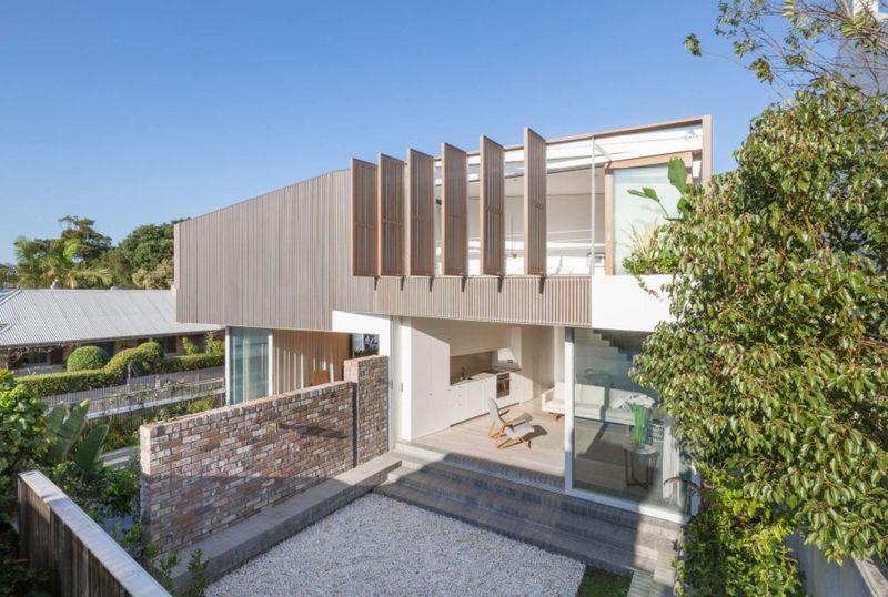 Cour Intérieure & - Balmain-House Benn & Penna Architects - Sydney, Australie
