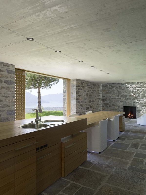 Cuisine & Salle Séjour - Building-Brione Par Meuron Romeo - Minusio, Suisse
