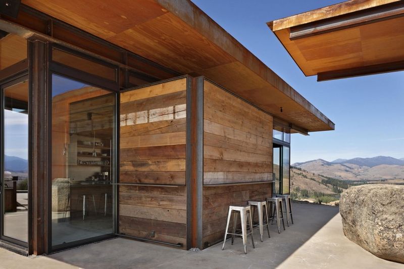 Entrée Porte Vitrée - Studhorse Par Olson Kundig - Washington, Etats-Unis