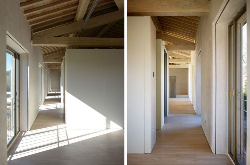 Entrée Vitrée & Couloir - La-Capanna Par Cecchini Chiantelli - Capannori, Italie