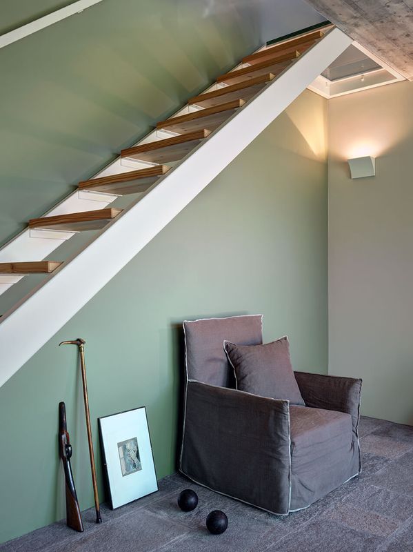 Escalier Bois Accès étage - SV-House Par Rocco Borromini - Albosaggia, Italie