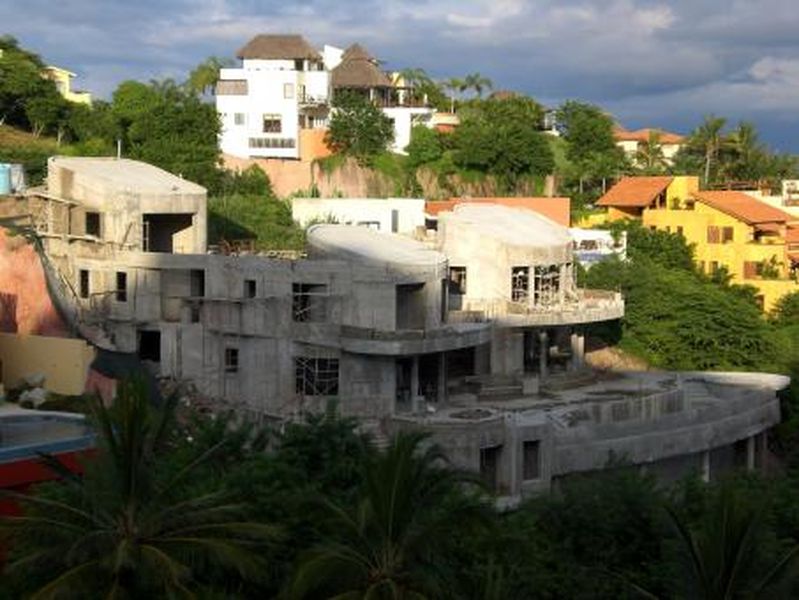 Etape5-Elevation Achevée - Casa Mariposa Conçue Par Arqflores - La Cruz De Huanacaxtle, Mexique