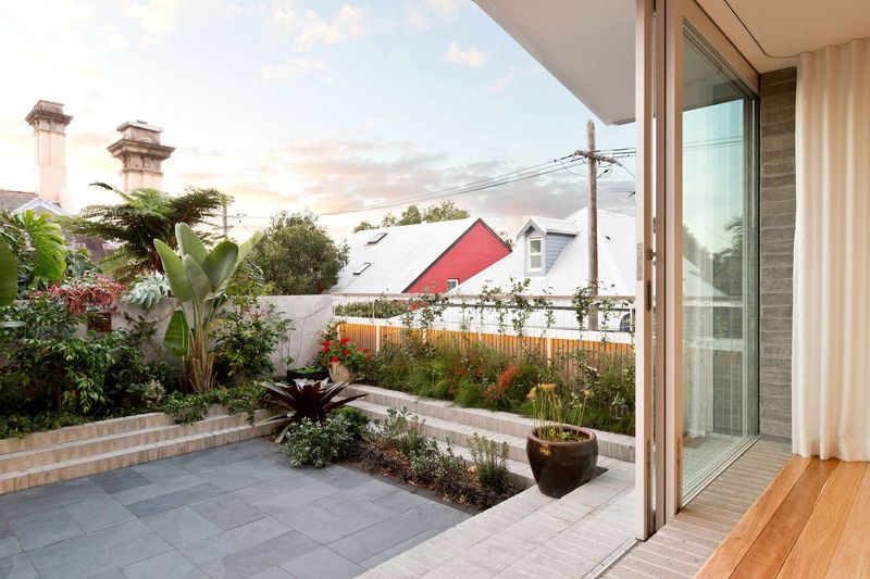 Façade Jardin - Balmain-House Benn & Penna Architects - Sydney, Australie