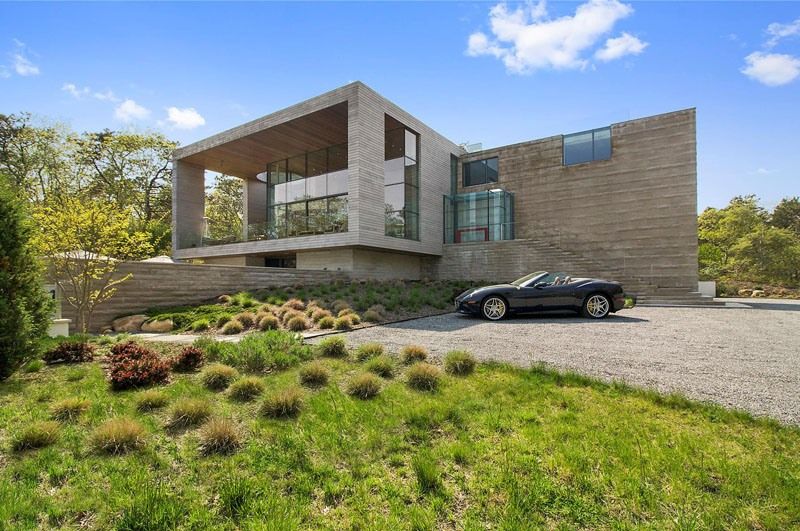 Façade Jardin - Hampton-Home Par Barnes Coy Architects - Hamptons, USA