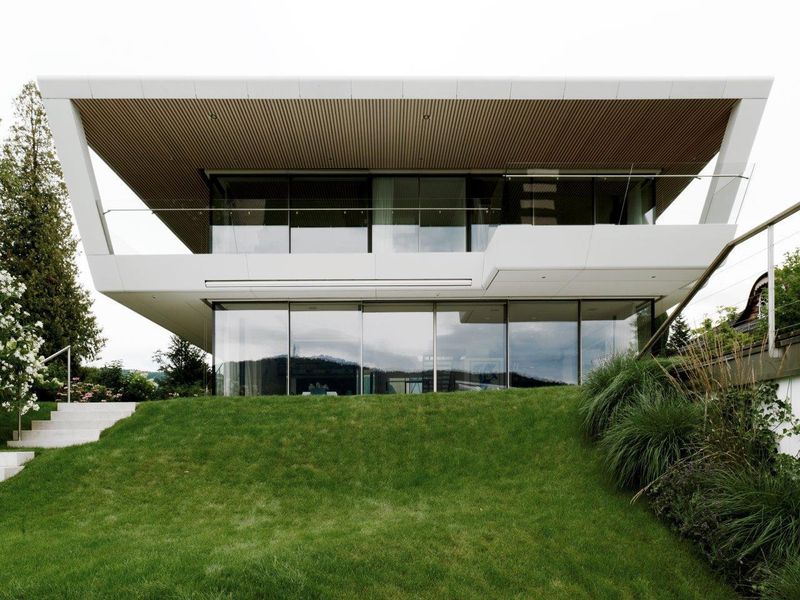 Façade Jardin - Lake-House-Portschach Par A01 Architects - Carinthie, Autriche