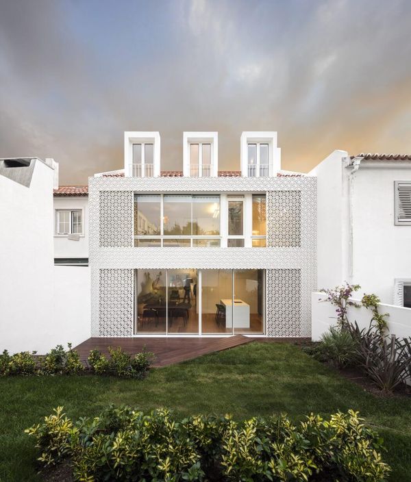 Façade Jardin - Restelo-House Par Joao Tiago Aguiar - Lisbonne, Portugal