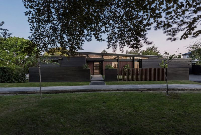 Façade Jardin Arrière - Bradnor-Road Par Cymon Allfrey Architects - Fendalton, Nouvelle-Zelande