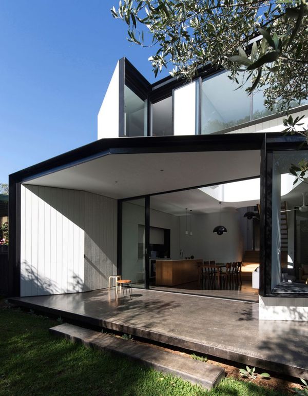 Façade Terrasse - Unfurled-House Par Christopher Polly Architect - Sydney, Australie