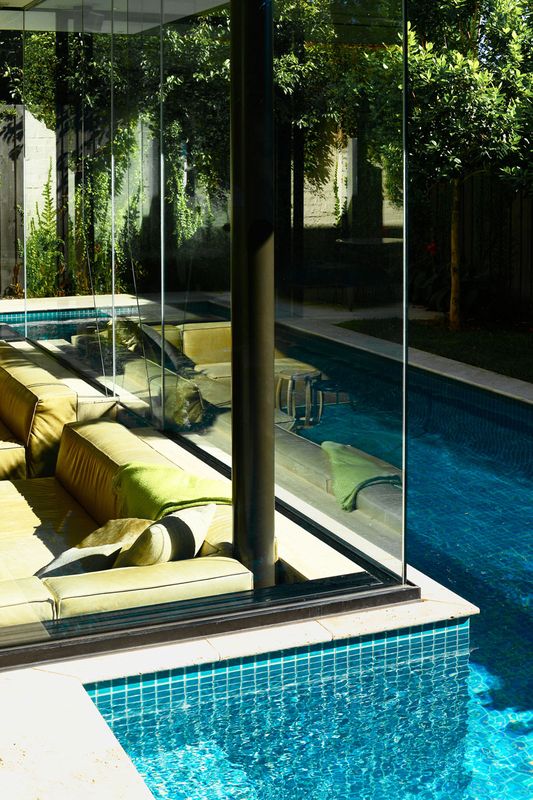 Façade Vitrée Salon - Sunken-living-room Par OFTB - Brighton, Australie