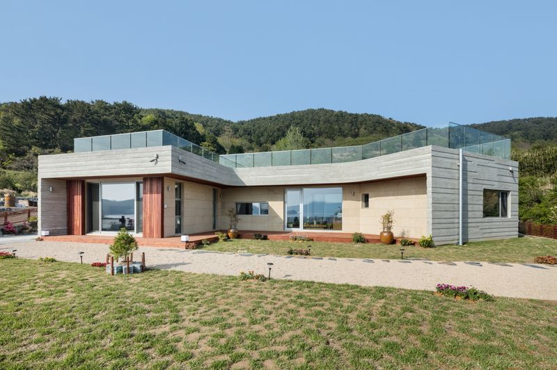 Jardin - House-Dongmang Par 2m2 Architects - Geoje, Coree Du Sud