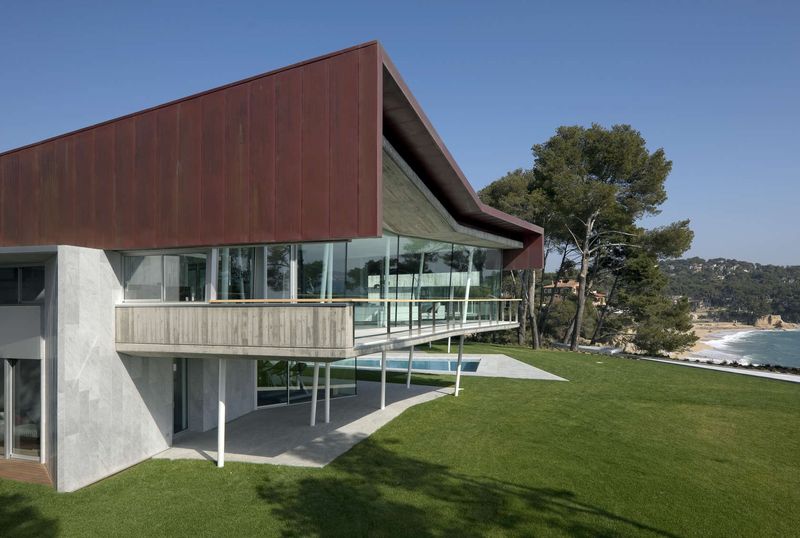 Jardin & Vue Mer - Summer-Residence Par Fuses Viader Architects - Calonge, Espagne
