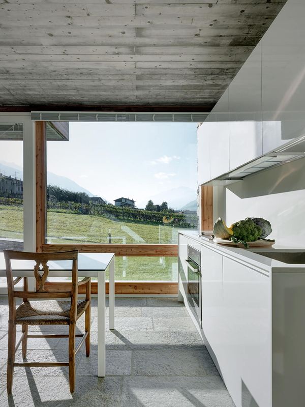Mini Salle Séjour & Cuisine - SV-House Par Rocco Borromini - Albosaggia, Italie