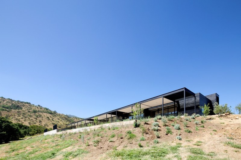 Vue en contrebas - houses-10-and-10-10 par Gonzalo Mardones - Tierras Blancas, Chilie