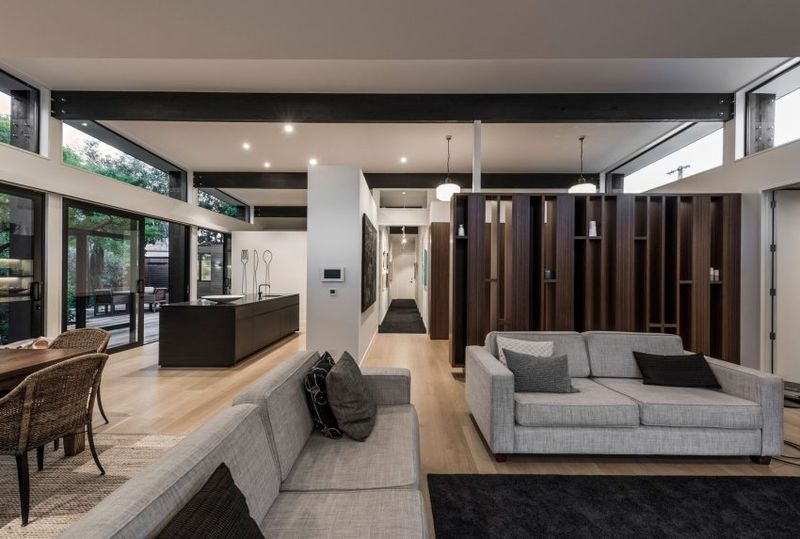 Pièce De Vie - Bradnor-Road Par Cymon Allfrey Architects - Fendalton, Nouvelle-Zelande
