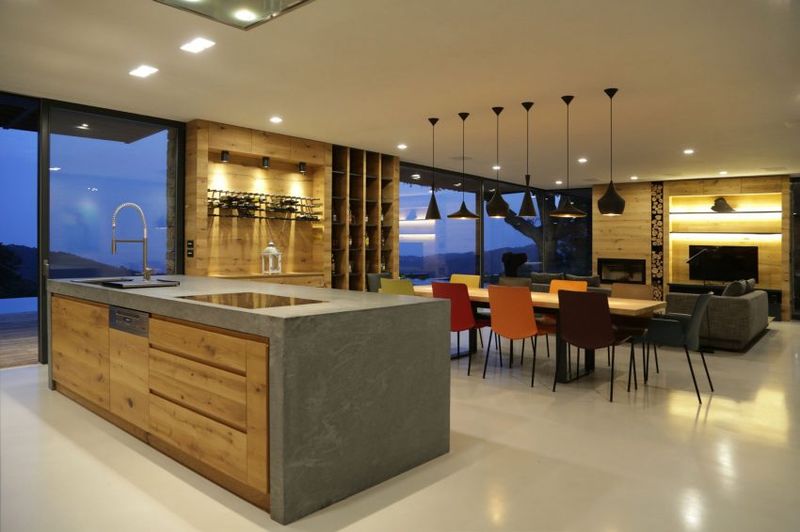 Pièce De Vie Illuminée - Villa-N Par Giordano Hadamik Architects - Imperia, Italie
