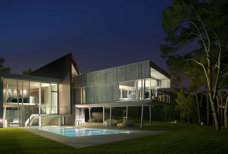 Piscine & Salon Terrasse Design - Summer-Residence Par Fuses Viader Architects - Calonge, Espagne