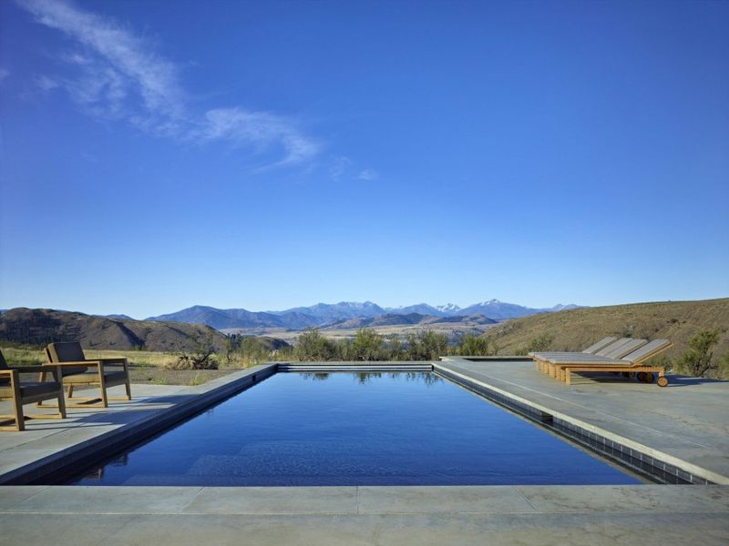 Piscine & Vue Panoramique Paysage - Studhorse Par Olson Kundig - Washington, Etats-Unis