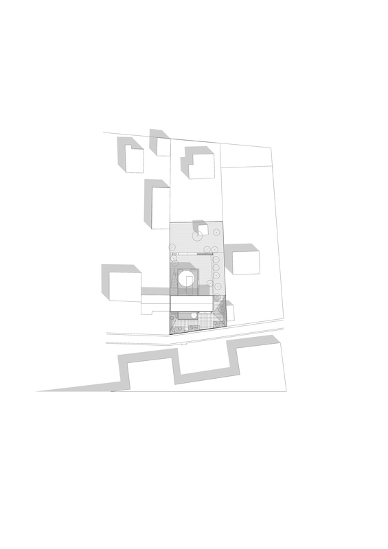 Plan masse - Maison R - Colboc Franzen & Associés - France