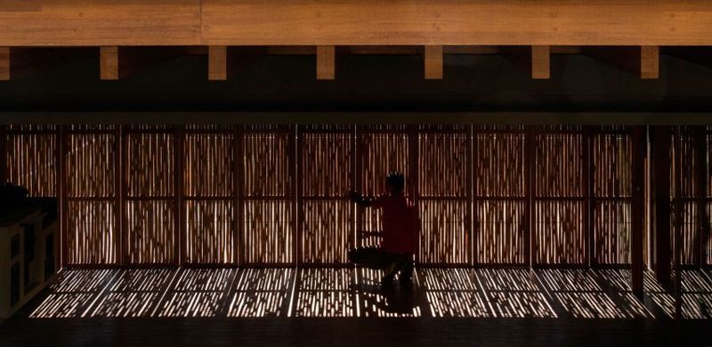 Portes En Nattes De Bois - Catucaba-House Par MK27 Studio - Catucaba, Bresil