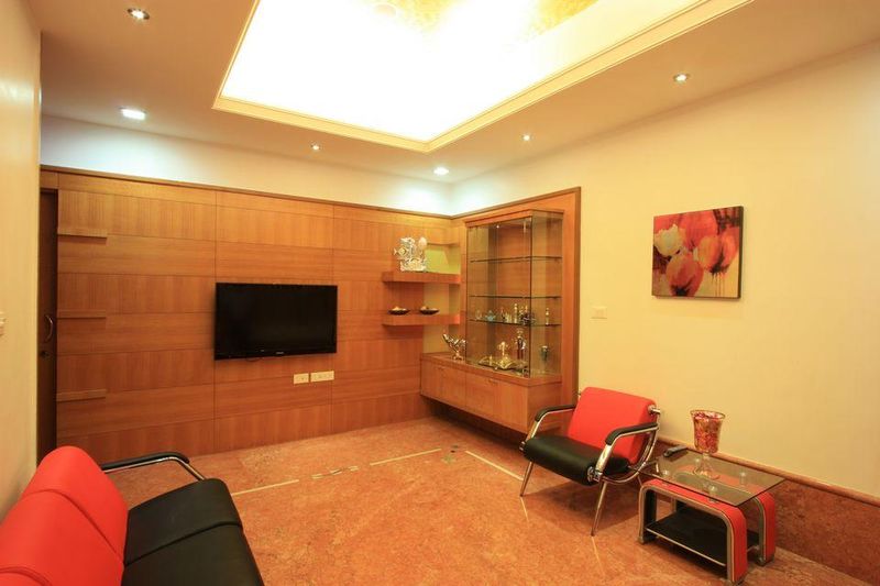 Salle Séjour & écran TV - Royal-Splendour-House Par Ansari And Associates - Ayyampet, Inde
