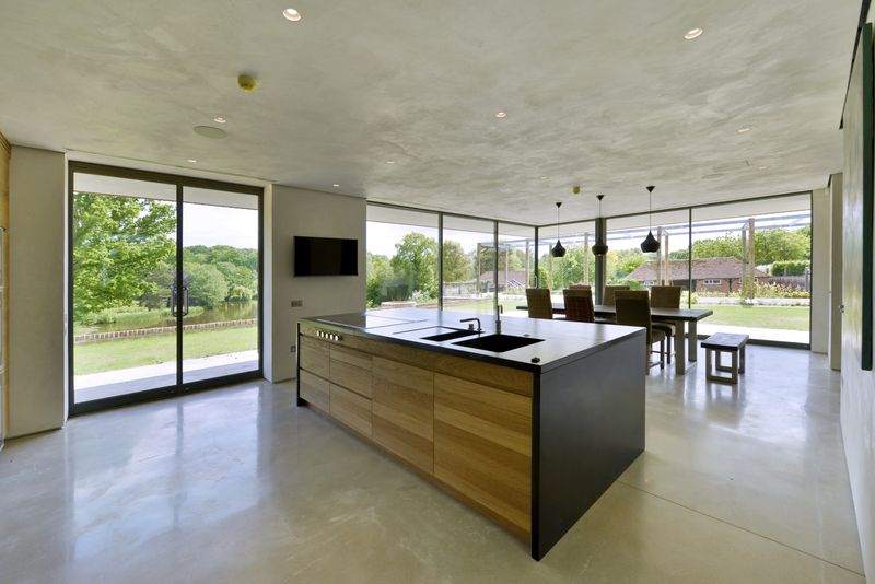 Salle Séjour & Cuisine - Little-England-Farm Par BBM Sustainable Architects - East Sussex, Angleterre