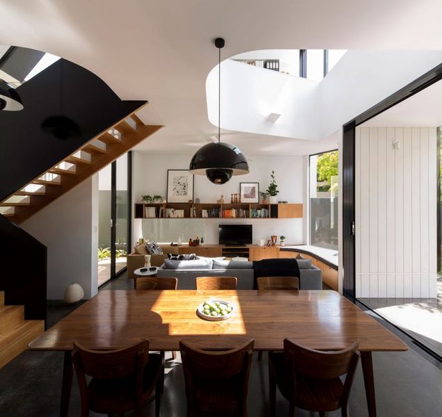 Salle Séjour & Salon - Unfurled-House Par Christopher Polly Architect - Sydney, Australie