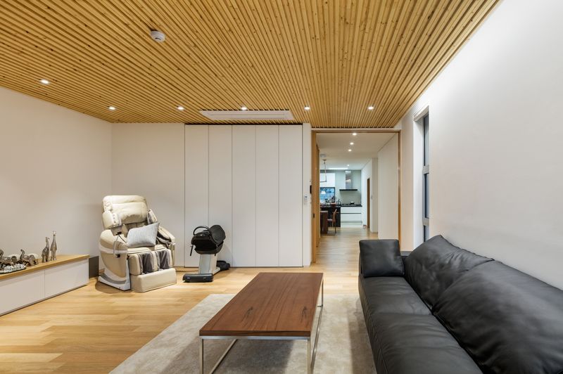 Salon - House-Dongmang Par 2m2 Architects - Geoje, Coree Du Sud