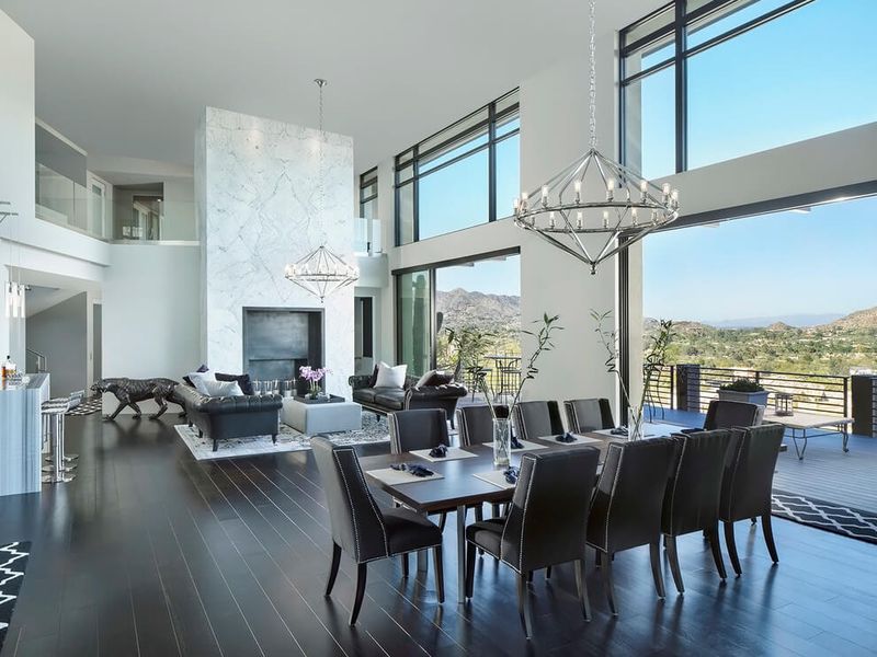 Salon & Salle Séjour - Arizona-Contemporary Par Luster Custom Homes - Arizona, USA