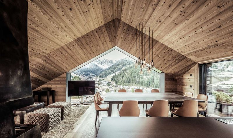 Salon & Salle Séjour - Villa-A Par Perathoner - Selva De Val Gardena, Italie