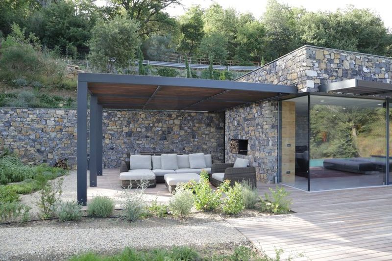 Salon Terrasse Design - Villa-N Par Giordano Hadamik Architects - Imperia, Italie