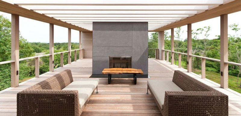 Salon Terrasse Ouverte - Fishers-Island-House Par 4 Architecture - New York, USA