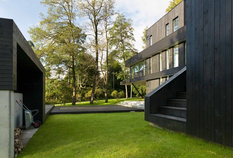 Terrasse extérieure & jardin- Saunders par Sauders Architecture - Bergen, Norvège