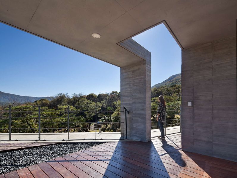 Terrasse Balcon - Y-House Par ON Architecture - Ulsan, Coree Du Sud