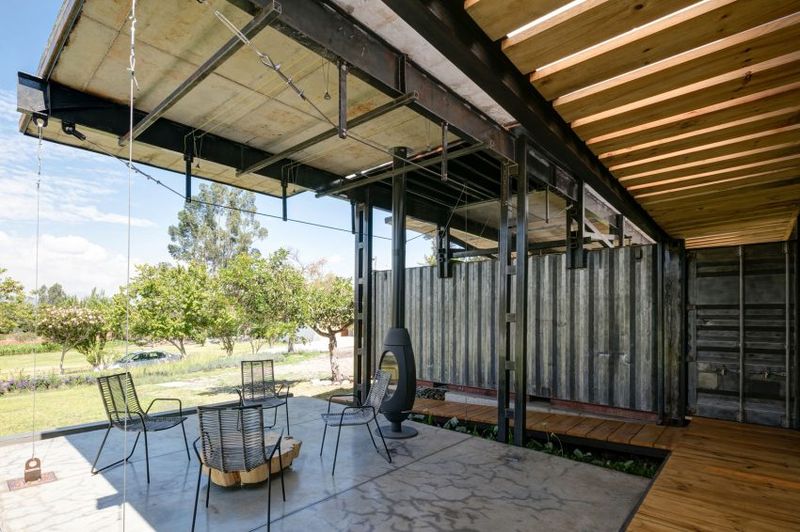 Terrasse Salon Design - RDP House Par Daniel Moreno Flores - Pichincha, Equateur