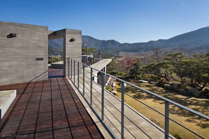 Terrasse Toiture - Y-House Par ON Architecture - Ulsan, Coree Du Sud