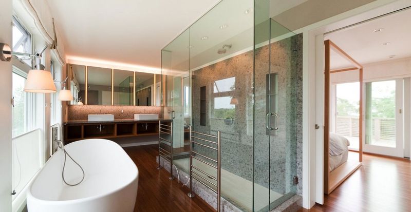Vaste Salle De Bains - Fishers-Island-House Par 4 Architecture - New York, USA