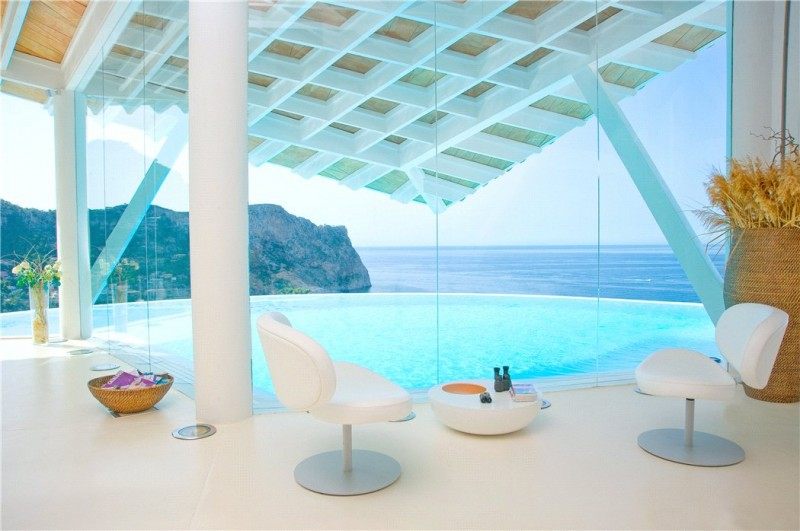 Villa avec vue sur mer par Alberto Rubio - Cala Marmacen - Puerto Andratx, Majorque, Espagne+ d'infos
