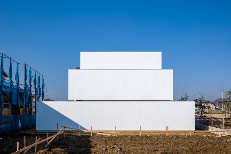 Vue trois blocs cercles - circle-house par kichi-architectural-design - Tsukuba , Japon