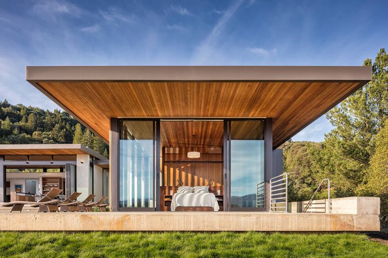 Vue Chambre & Baie Vitrée Coulissante - Healdsburg-by-John Par John Maniscalco - Healdsburg, USA