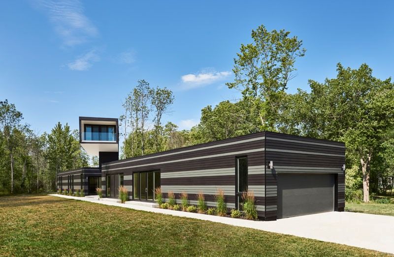 Vue D'ensemble - Bower-House Par Kariouk Associates - Lac Erie, Canada