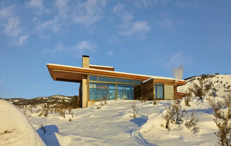 Vue Grande Façade Vitrée - Studhorse Par Olson Kundig - Washington, Etats-Unis