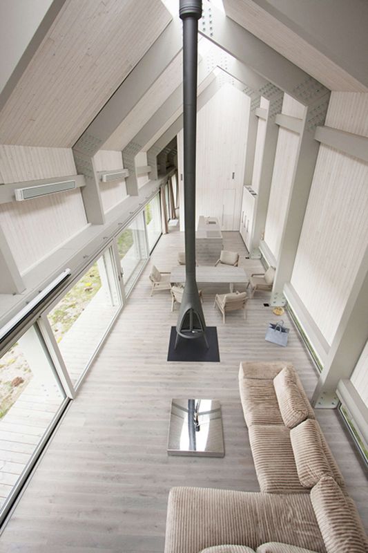 Vue Panoramique Pièce De Vie - Dune-House Par Archispektras - Lettonie